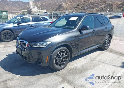 2024 BMW X3 xDrive30I из США, поврежденный, VIN 5UX53DP07R9V22772